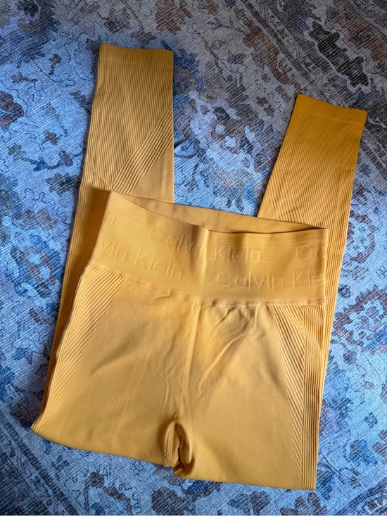 Calvin Klein Other - Calvin Klein Women's leggings. Orange color,Sz.S